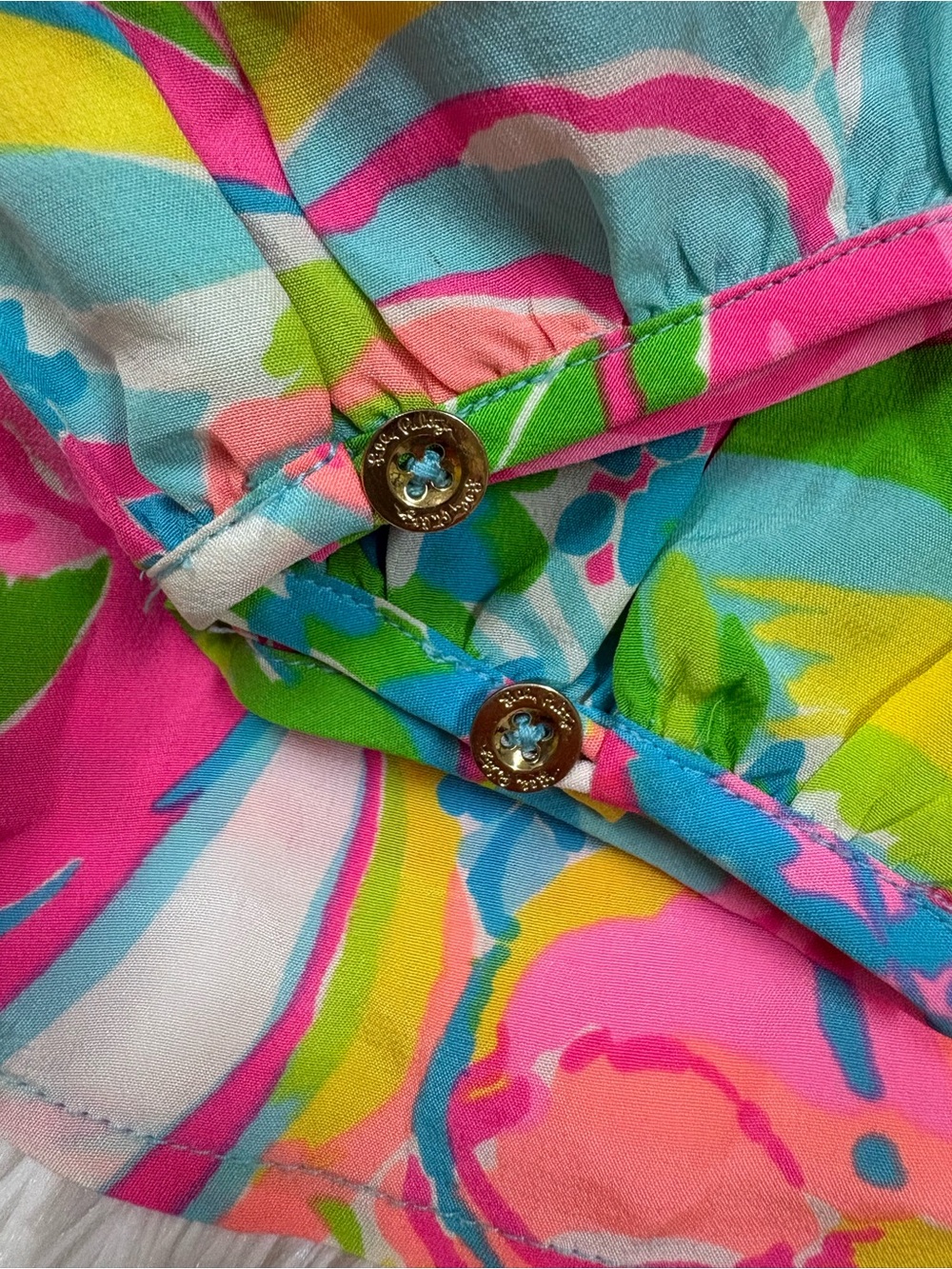 Lilly Pulitzer Pink Multi Floral women’s Tunic - Picture 5 of 7